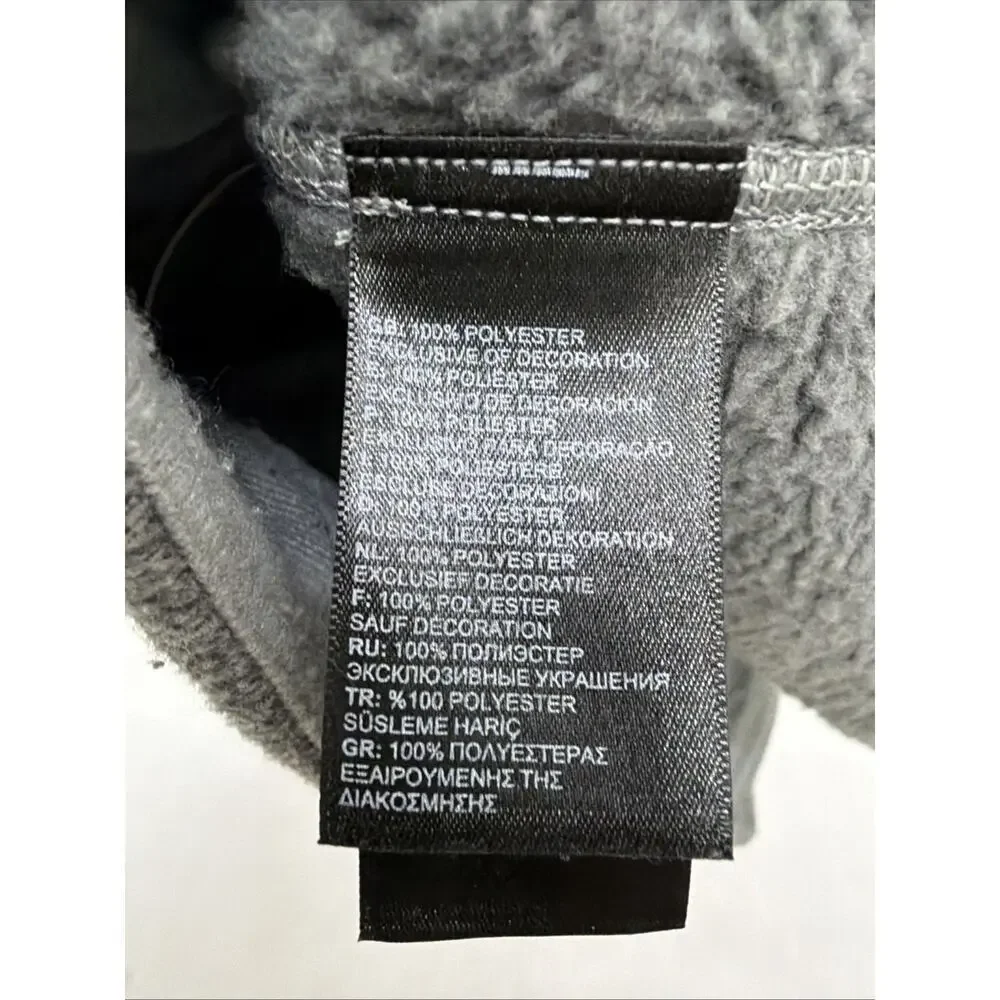 The North Face Men's Gray Full Zip Zipped Pockets Mid-Length Vest Size Large